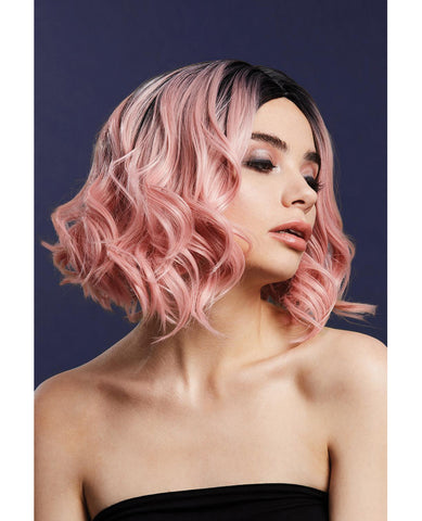Smiffy The Fever Wig Collection Kourtney - Baby Pink