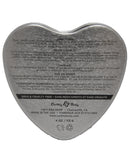 Earthly Body Suntouched Hemp Edible Candle - 4.7 oz Heart Tin Mint