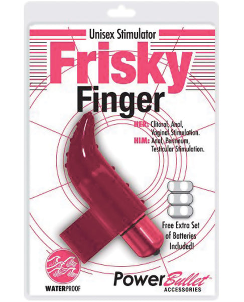Frisky Finger Unisex Stimulator - Pink