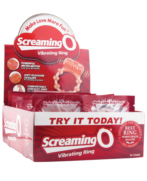 Screaming O Vibrating Ring - POP Display of 24