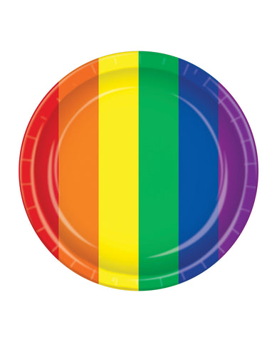 Pride Plates - Rainbow Pack of 8