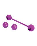 Pretty Love Weighted Silicone Kegel Ball III - Fuchsia