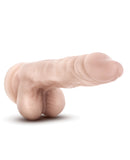 Blush Dr. Skin Stud Muffin 8.5" Dong w/Suction Cup - Beige