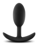Blush Luxe Wearable Vibra Slim Plug Medium - Black