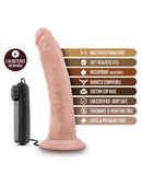 Blush Dr. Skin Dr. Dave 7" Cock w/Suction Cup - Vanilla