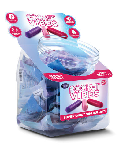 Play With Me Pocket Vibes Fishbowl Display -Asst. Colors Bowl of 36