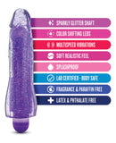 Blush Glow Dicks Glitter Vibrator Molly - Purple