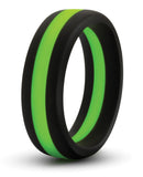 Blush Performance Silicone Go Pro Cock Ring - Black/Green