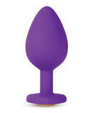 Blush Temptasia Bling Plug Medium - Purple w/Gem