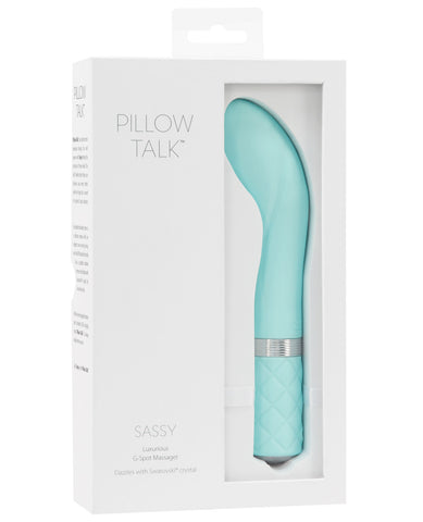 PillowTalk Sassy G Spot Vibrator - Teal