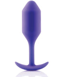 b-Vibe Weighted Snug Plug 2 - 114 g Purple