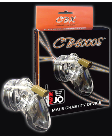 CB-6000 2 1/2" Cock Cage & Lock Set - Clear