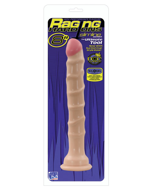 Raging Hard Ons Slimline 8" Dong w/Suction Cup