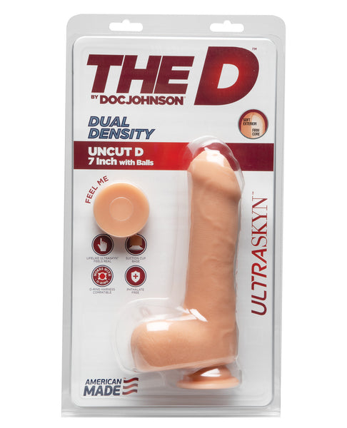 The D 7" Uncut D w/Balls - Vanilla