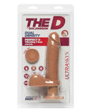 The D 7" Perfect D Vibrating w/Balls - Caramel