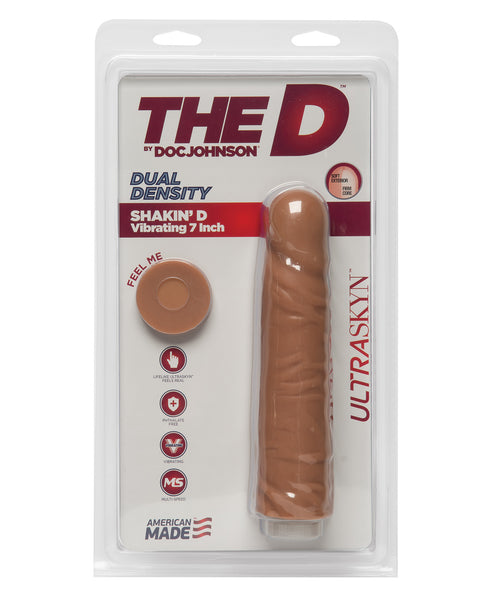 The D 7" Shakin' D Vibrating - Caramel
