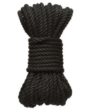Kink Bind & Tie Hemp Bondage Rope - 30 ft - Black