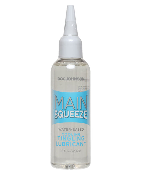 Main Squeeze Cooling/Tingling Water-Based Lubricant - 3.4 oz