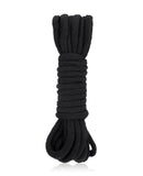 Lux Fetish Bondage Rope - 5m/16 ft  Black