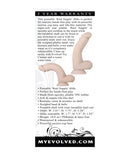 Evolved Real Supple 7.75" Dildo Non Vibrating - Light