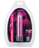 Erotic Toy Company Chrome Classics 5" Vibe - Pink
