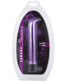 Erotic Toy Company Chrome Classics 7" G Spot Vibe - Purple