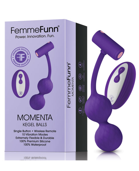 Femme Funn Momenta Kegel Balls - Purple