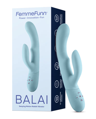 Femme Funn Balai Side to Side Swaying Rabbit - Light Blue