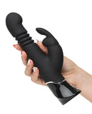 Fifty Shades of Grey Greedy Girl Rechargeable Thrusting G Spot Rabbit Vibrator - Black