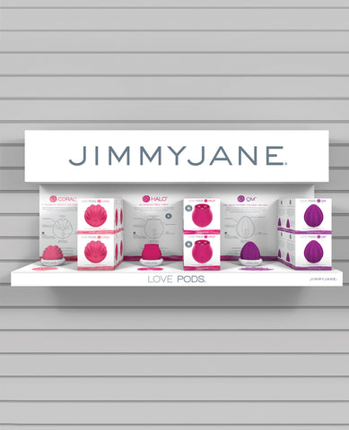 PROMO/TESTER Jimmyjane Prepack Shelf-n-Shop Love Pods Display w/Tester