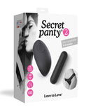Love to Love Secret Panty Vibe 2 - Black