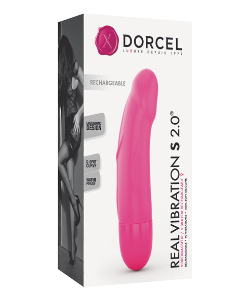 Dorcel Real Vibrator S 6" Rechargeable Vibrator - Pink