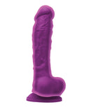 Colours Dual Density 8" Dildo - Purple