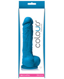 Colours Pleasures 5" Dildo w/Suction Cup - Blue