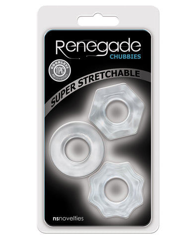 Renegade Chubbies 3 pack - Clear