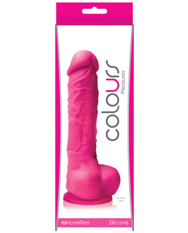 Colours Pleasures 5" Dong w/Suction Cup - Pink