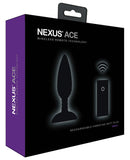 Nexus Ace Remote Control Butt Plug Small - Black