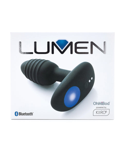 OhMiBod Lumen LED Pleasure Plug - Black