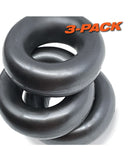 Oxballs Fat Willy 3 Pack Jumbo Cock Rings - Steel