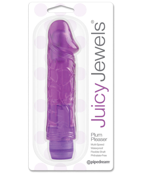Juicy Jewels Plum Teaser Vibrator - Purple