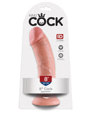 King Cock Realistic Suction Cup 8" Dong - Flesh