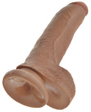 King Cock 9" Cock w/Balls - Tan