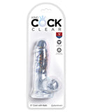 King Cock Clear 5" Cock w/Balls