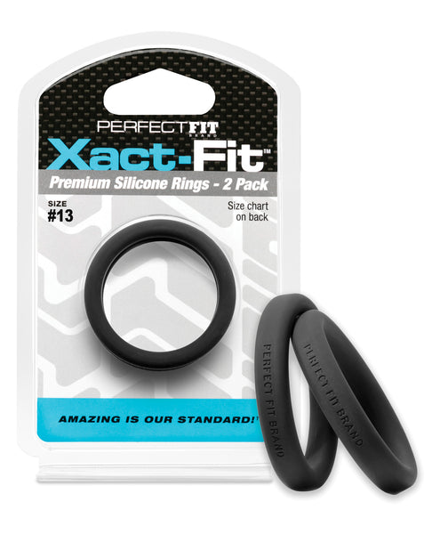 Perfect Fit Xact Fit #13 - Black Pack of 2