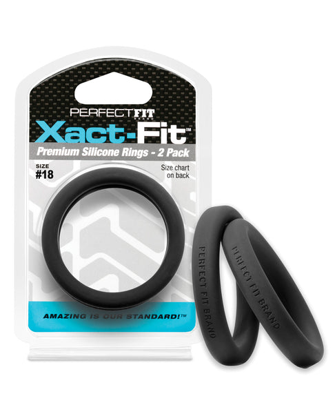Perfect Fit Xact Fit #18 - Black Pack of 2