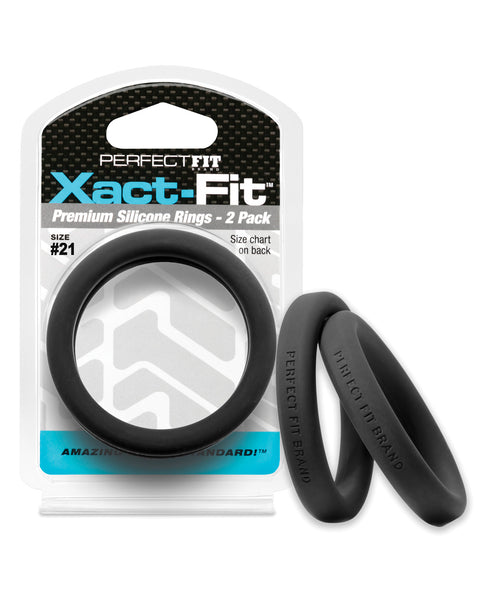 Perfect Fit Xact Fit #21 - Black Pack of 2
