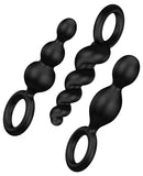 Satisfyer Plug Set - Black Set of 3