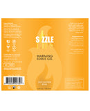 Sizzle Lips Warming Gel - 4.2 oz Bottle Butter Rum