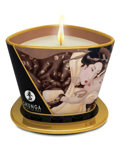 Shunga Massage Candle - 5.7 oz Excitation/ Intoxicating Chocolate