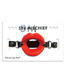 Sex & Mischief Silicone Lips - Red